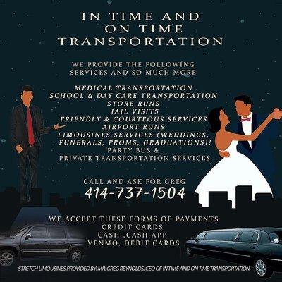 In Time & On Time Transportation