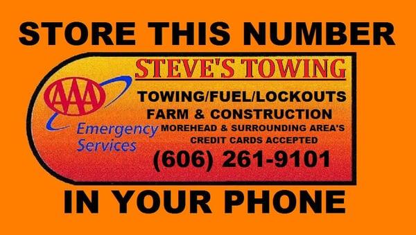 Steve's Towing 24 Hour Service