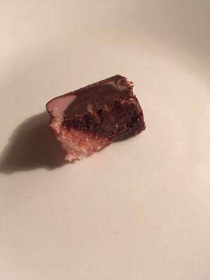 Dark Chocolate Raspberry Fudge.. delicious !!