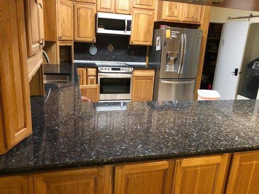 Kitchen countertop fabrication and installation