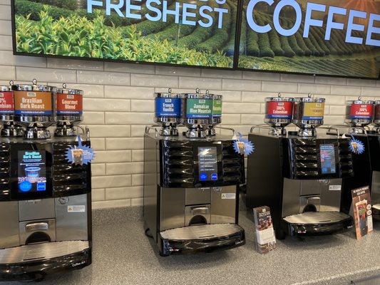 Multiple coffee stations!