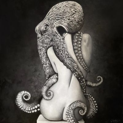 Pantuso "Nude with Octopus" 40 x 60"