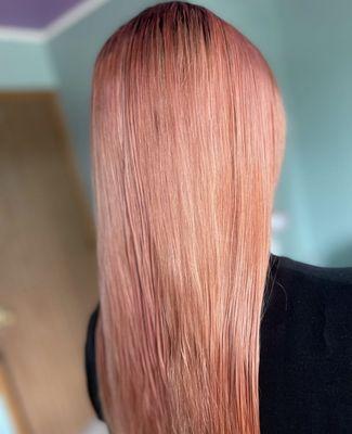 Rose gold color