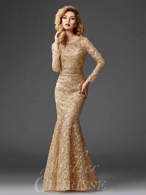 Gold MOB dress M6426