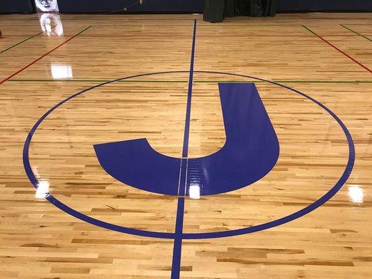 Newly renovated gymnasium at the Schenectady JCC