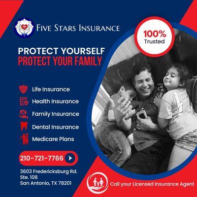 You have insurance for your phone but not for yourself? Protect yourself and your family! Call us for a free quote!