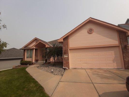 Another job that all rotted siding was replaced and by Home Matters and we finished it off with a solid paint job!