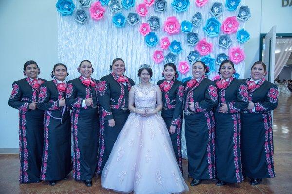 Carina's Quinceañera...9.23.2017 beautiful ladies with beautiful voices!