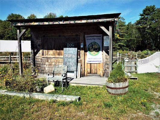 Whole Dog Camp farmstand entry