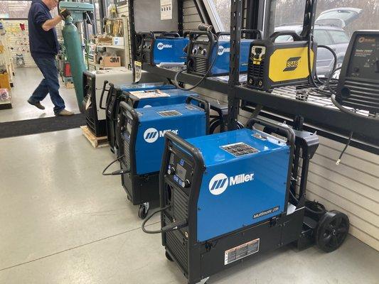 Miller Electric welders are in-stock.