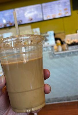 HK milk tea is so smooth (airy)