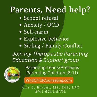 Parent Cohorts are held twice a year: February and September. Visit my website for more info!