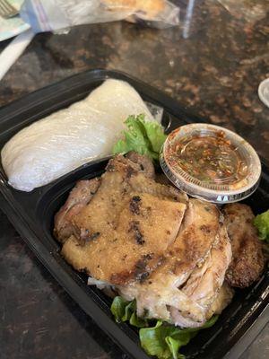 Grilled Chicken with sticky rice