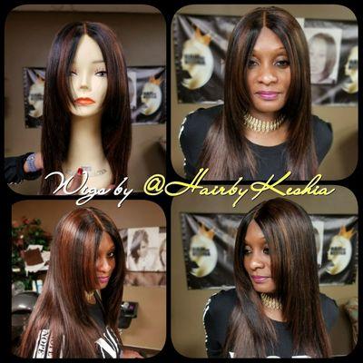 Custom made wig by #HairbyKeshia