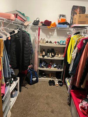 After (closet)