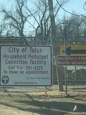 City of Tulsa Household Pollutant Collection Facility