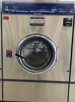 Large Capacity Laundromat. The largest washing machines on the market make it easy to clean laundry for the whole family.