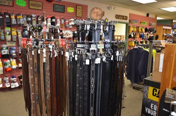 Boot Country Dayton has western fashion belts and belts that are great for holding up your work pants!