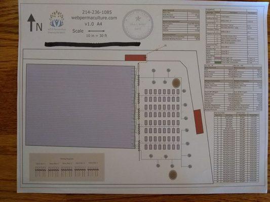 Irrigation Plan with wiring diagram