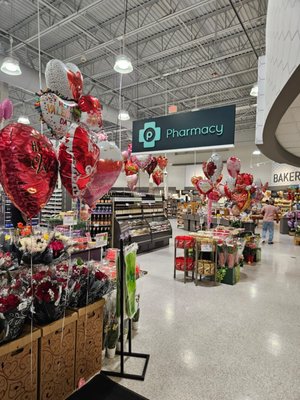 Valentine's Day displays