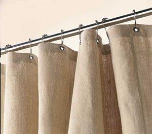 Hemp Shower Curtain ...Cotton shower curtains also.