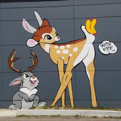 Bambi & Thumper by Jules MuckRock Muck 2019