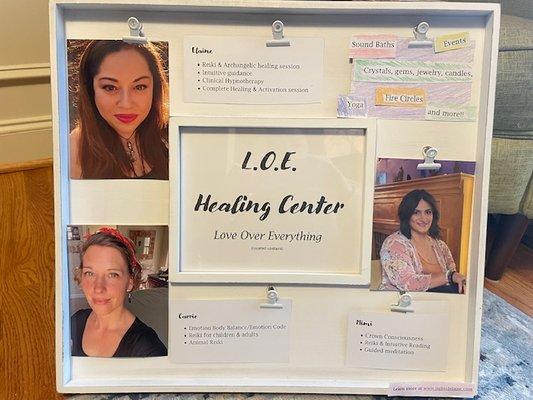 Energy Healers - Elaine, Carrie, and Mimi