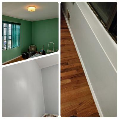 These are a couple pics from a Project that I am actually currently Working on. A residential re- paint, in Iselin, N.J..