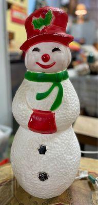 Snowman blowmold