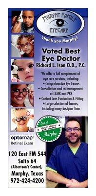 Murphy Family Eyecare:  Richard L. Olson O.D.