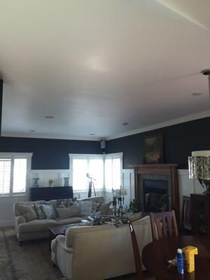 Ceiling painted by Scott!