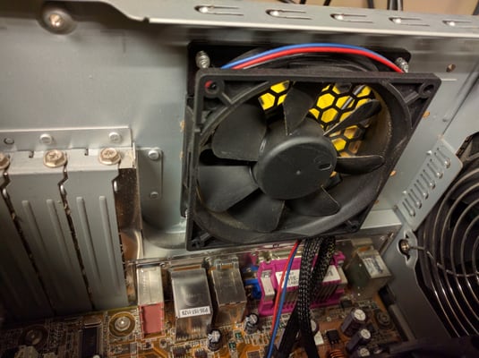 PC Tower Fan Out After Cleaning