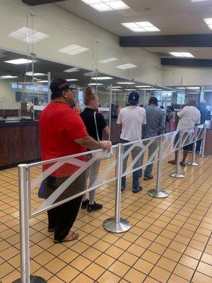 Line tooo long for only to be two tellers smh you will be here for almost an hour