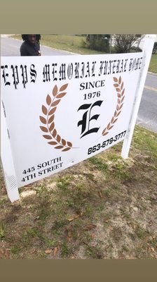 Commercial signs after