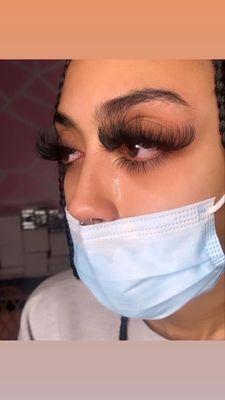 Lash extensions by Nijia