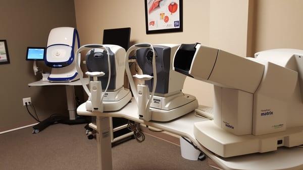 eye exam technology at Texas State Optical in Wichita Falls