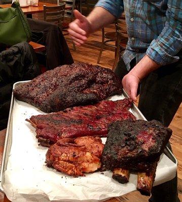 H'Cue Texas BBQ in Derby,CT.