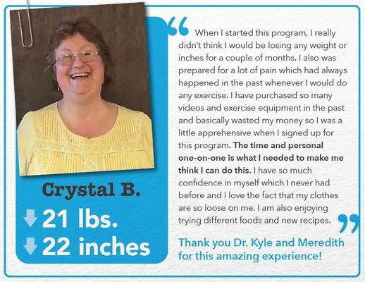 Crystal B success story