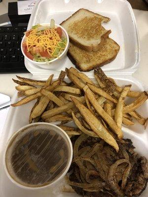 Hamburger steak plate