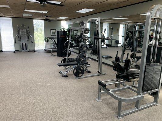 Strength building equipment in our 5,000 s.f. facility.