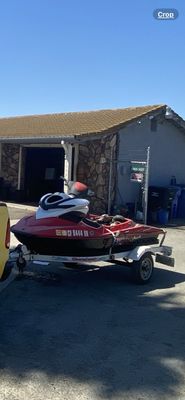 My supercharged JetSki with tons of parts missing and stolen very sad.