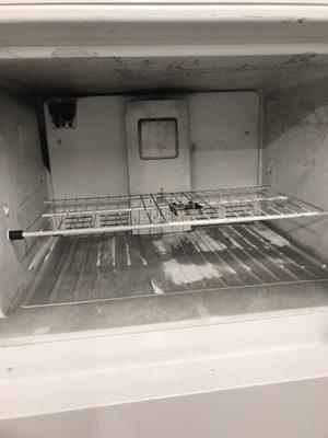 Damage to inside of freezer