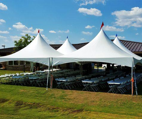 We've got tents, tables and chairs for your next outdoor party/event.