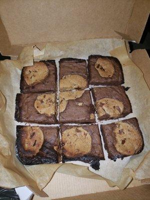 complimentary BURNT brownies