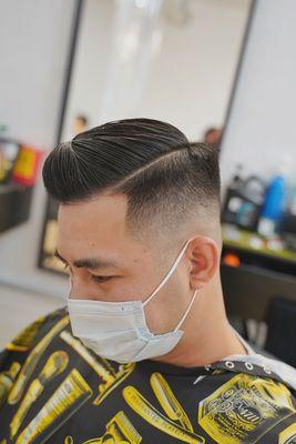 Hard line side part w/ 0 fade. Model: Khoi