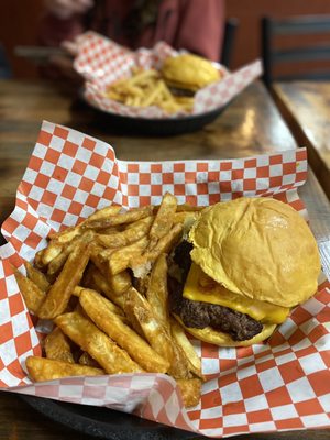 Burger was pretty good. Fries? No. Way over fried.