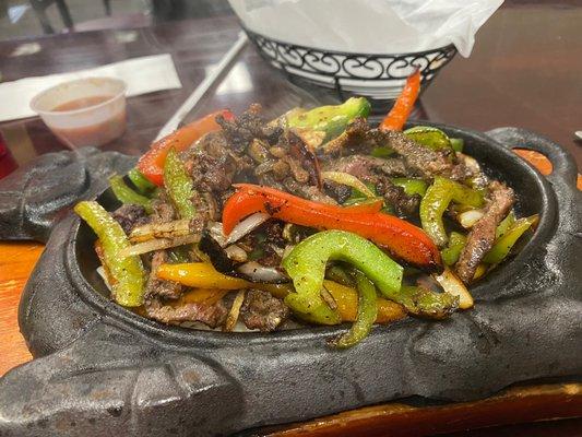 Beef Fajita w/ corn tortillas