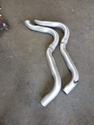 Competitors  custom tail pipes.