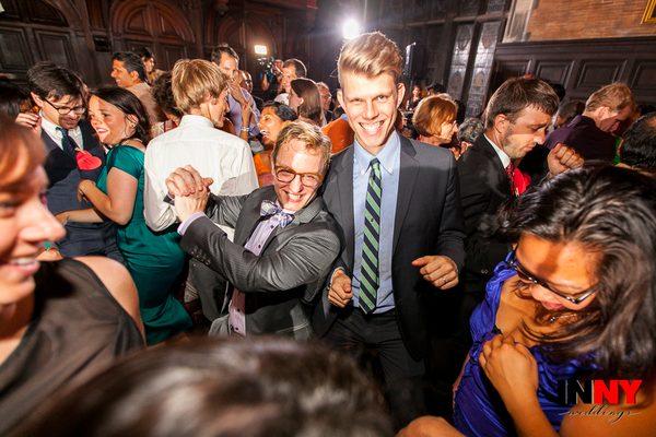 Satisfied guests at R&P's NYC wedding. When you're looking for DJ service in New York, we are the best.