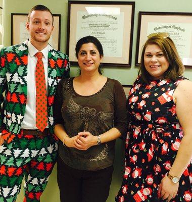 Getting in the Holiday Spirit with our close business colleagues!